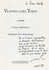 François Billetdoux, Va donc chez Törpe, dédicace à Pierre Laville