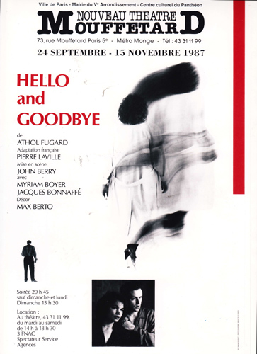 Hello and Good bye