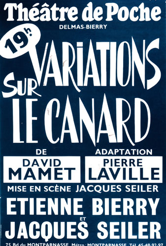 Variations sur le canard